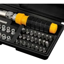 Kit Ferramentas De Bits Fenda E Soquetes 41 Peças Titanium Foto mini 4