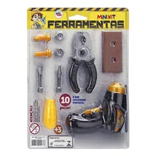 Kit Ferramentas Infantil Brinquedo C/ Furadeira + 10 Pçs Foto mini 3