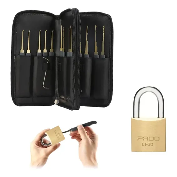 Kit Ferramentas Micha Abertura Porta Com Cadeado Pado 30mm Foto 1