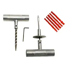 Kit Ferramentas Reparo Pneu Escareador + Aplicador Remendo Foto  mini 1