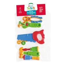 Kit Ferramentas Simples Em Plástico Solapa 10 Peças Tateti Foto mini 1
