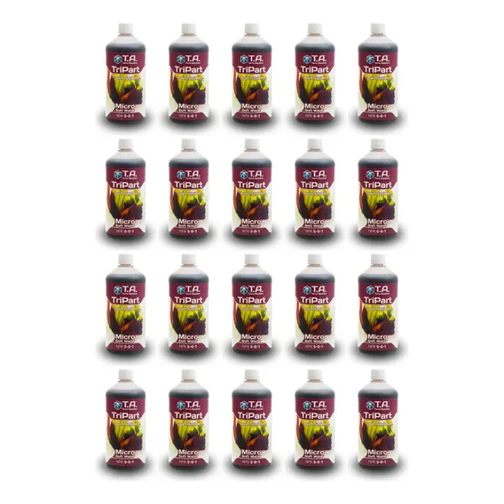 Kit Fertilizantes 50l Tripart Micro 1l Cultivo Indoor Npk Foto 1