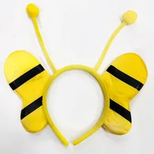 Kit Festa Adereço Tiara Infantil Abelha 24cm Fantasia Cor Amarelo Foto  mini 1