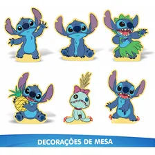 Kit Festa Completa 39pçs Em Eva Stitch Decoração Aniversário Foto mini 3