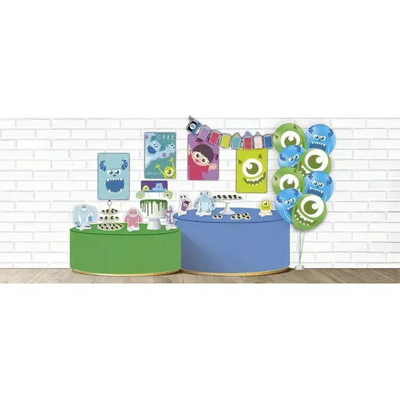 Kit Festa Completa Monstros S A Disney Decoração Aniversário Foto 1