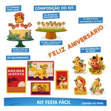 Kit Festa Fácil Decoração Festa Rei Leão Foto mini  3