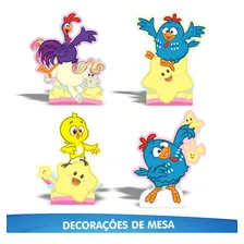 Kit Festa Fácil Galinha Pintadinha Rosa Decoração Festa Foto mini 4