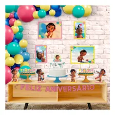 Kit Festa Facil Moana Baby Decoração Festa Infantil Foto mini 1