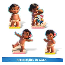 Kit Festa Facil Moana Baby Decoração Festa Infantil Foto mini 3