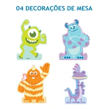 Kit Festa Fácil Monstros Sa Decoração De Aniversário Foto mini 3