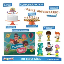 Kit Festa Fácil Mundo Bita - Decoração De Aniversário Foto mini 3