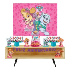 Kit Festa Fácil Patrulha Canina Skye - Decoração Para Menina Foto mini 1