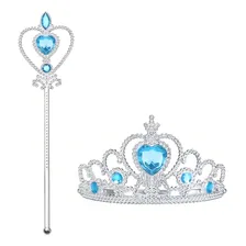 Kit Festa Princesa Acessórios Disney Cinderela Varinha Coroa Cor Azul Foto mini  3