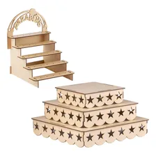 Kit Festa Provençal Estrela Mdf Cru Porta Cupcake Foto mini 3