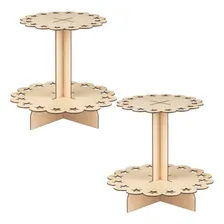 Kit Festa Provençal Estrela Mdf Cru Porta Cupcake Foto mini 2