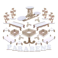Kit Festa Provençal Mdf - Cinzelado - 928-lp25 - Maxdecor Foto mini 1