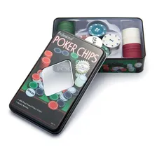 Kit Fichas Jogos Poker Tabuleiro 100 Ficas Com Numeração Foto mini 2