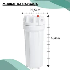 Kit Filtro De Água Cavalete Caixa D'água C/ Refil 5 Micra Foto mini 3