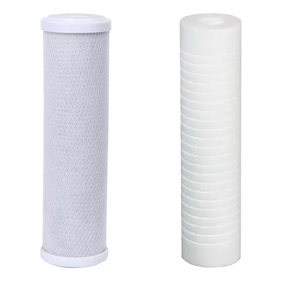 Kit Filtro Polipropileno Filtro Carvão Ativado Carbon Block Cor Branco Foto 1