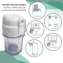 Kit Filtro + Refil Carbon Block 5 P/ Chuveiro Foto mini 4