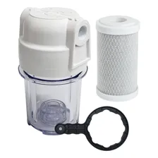 Kit Filtro + Refil Carbon Block 5 P/ Chuveiro Foto  mini 1