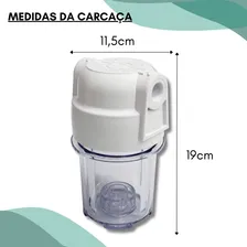 Kit Filtro + Refil Carbon Block 5 P/ Chuveiro Foto mini  3