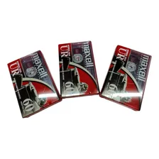 Kit Fita Cassete K-7 Maxell Ur60 Audio Cassete C/3 Fitas Foto mini 1