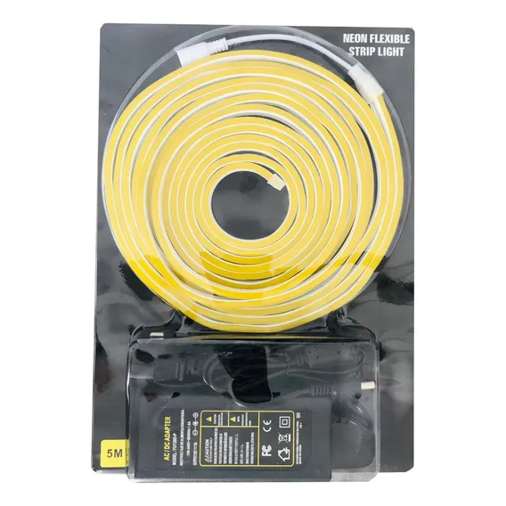 Kit Fita Led Neon + Fonte 5a 12v Foto 1