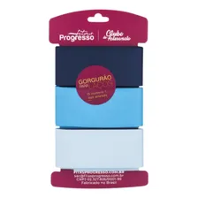 Kit Fitas De Gorgurão Laço Kgl001 38mm Azul Cores 9 Metros Foto mini 1