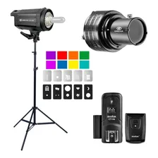 Kit Flash Greika Eg-250 Rádio Flash + Projetor E Gelatinas Foto mini  2