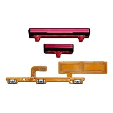 Kit Flex + Botão Power Volume Para Galaxy Note 10 Lite N770 Cor Vermelho Foto  mini 1
