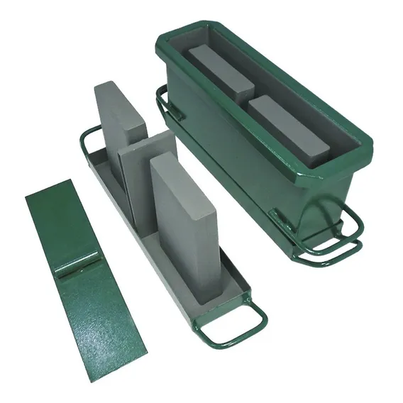 Kit Forma Bloco E Meio Bloco 09x19x39 Com Fundo Foto 1