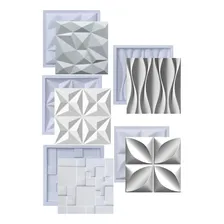 Kit Formas Para Gesso 3d Cimenticio Abs Painel De Parede Foto  mini 1
