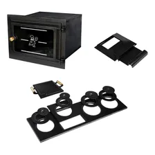 Kit Forno Chapa 4 Furos Chapa Regulador Padeiro Foto mini 1