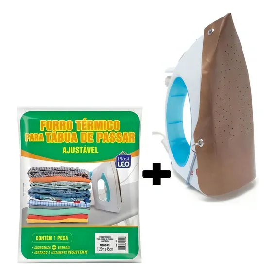 Kit Forro Capa Sapata Termica Anti Bilho Ferro Passar Roupas Foto 1
