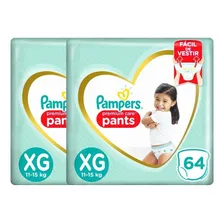 Kit Fralda Pampers Pants Premium Care Xg 128 Unidades GĂȘnero Sem GĂȘnero Tamanho Extra Grande (xg) Foto mini 1