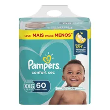 Kit Fraldas Pampers Confort Sec Xxg 4 Unidade GĂȘnero Sem gĂȘnero Foto mini 2