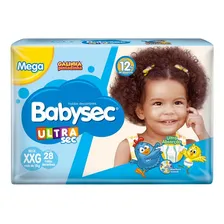 Kit Fraldas Xxg 168 Unidades Ultrasec Babysec Foto mini  2