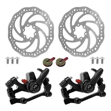 Kit Freio A Disco Mecanico Bike Aro 29/26/24/20 C/disco E Ad Foto  mini 1