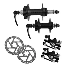 Kit Freio A Disco Mecanico Veloforce Completo Cubo 36f Mtb Foto mini 1