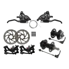 Kit Freio Disco Bicicleta Cubo Bike Aço Blocagem Rapid Fire Foto mini 1