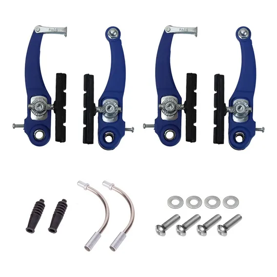 Kit Freio Para Bike V-brake Em Nylon Dianteiro/traseiro Cor Foto 1