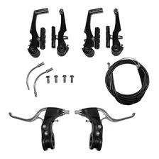 Kit Freio V-brake Bicicleta C Manete AlumÃnio Logan Completo Foto mini 1