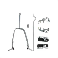 Kit Freio Varão Completo Barra Forte Bike Antiga Monark 26 Cor Cinza Foto mini 4