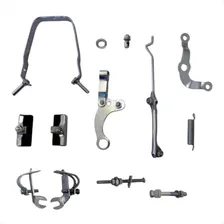 Kit Freio Varão Completo Barra Forte Bike Antiga Monark 26 Cor Cinza Foto mini 3