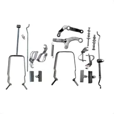 Kit Freio Varão Completo Barra Forte Bike Antiga Monark 26 Cor Cinza Foto mini 1