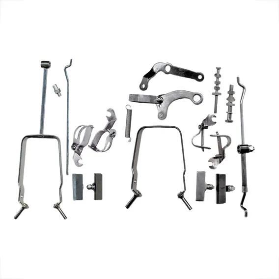 Kit Freio Varão Completo Barra Forte Bike Antiga Monark 26 Cor Cinza Foto 1