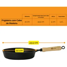 Kit Frigideira Ferro Fundido 22cm + Mini Frigideira Ovo Foto mini  2