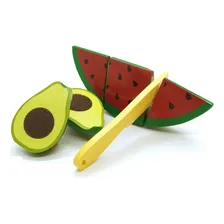 Kit Frutas Com Corte- Melancia E Abacate Foto mini 1