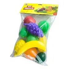 Kit Frutinhas Hortifrúti Brinquedo Com 10 Peças 8508 Braskit Foto mini 3